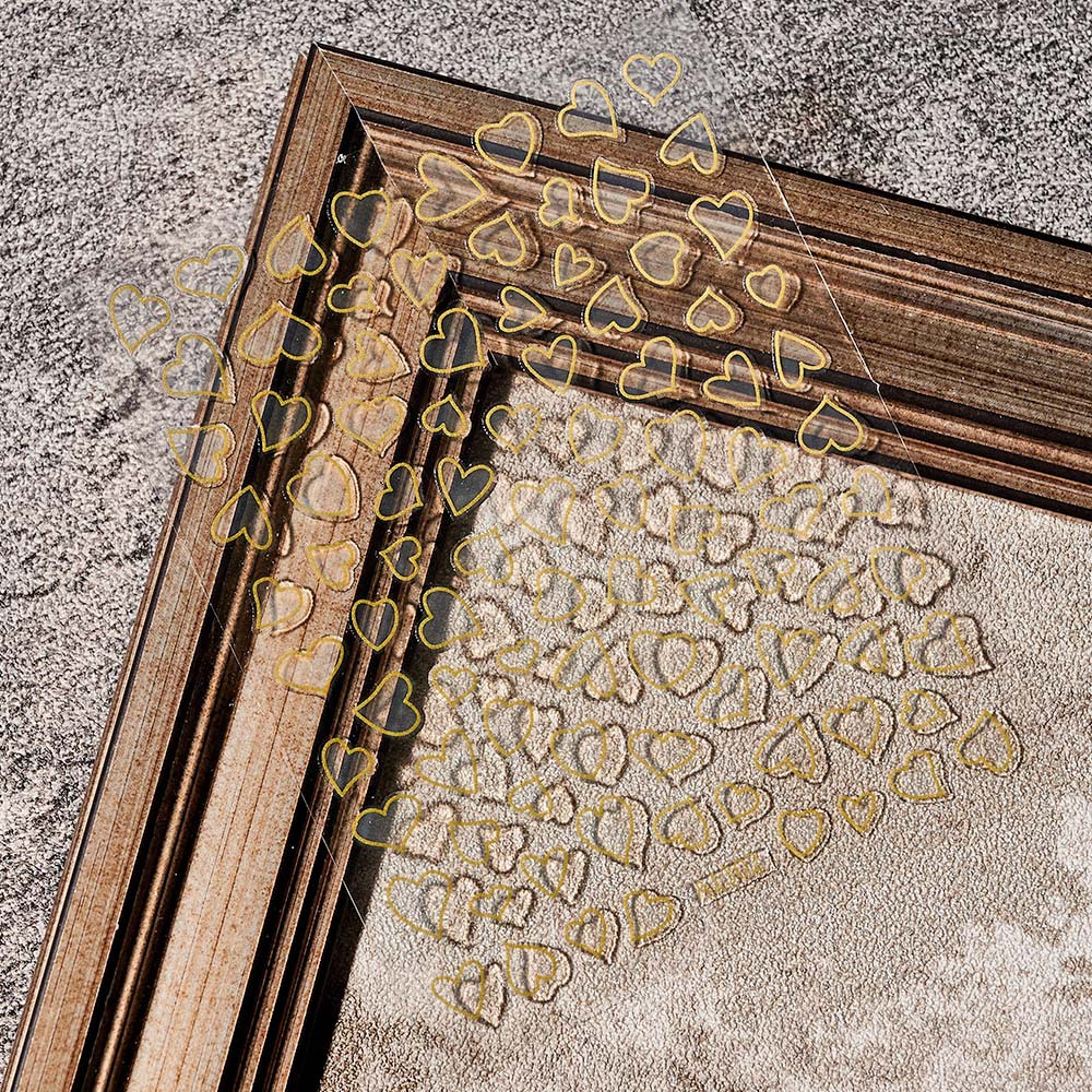 Miếng Dán Trang Trí Móng Tay In Chữ out love DIY