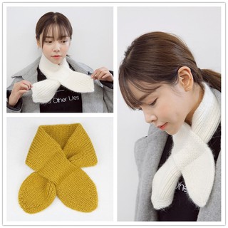 Khăn Choàng Cổ Dệt Kim Màu Sắc Xinh Xắn Cho Bé Gái