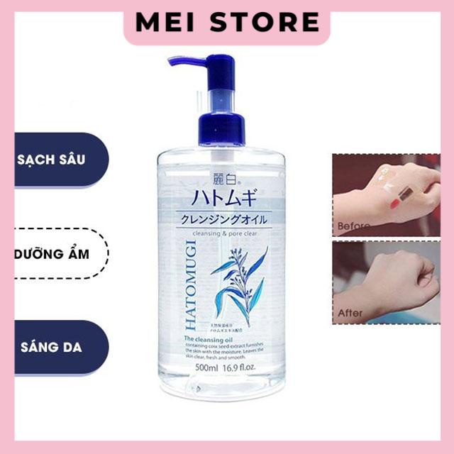Nước / Dầu Tẩy Trang Ý Dĩ Hatomugi Nhật Bản 500ml