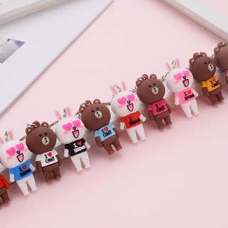 Móc khóa Thỏ Cony-Gấu Brown