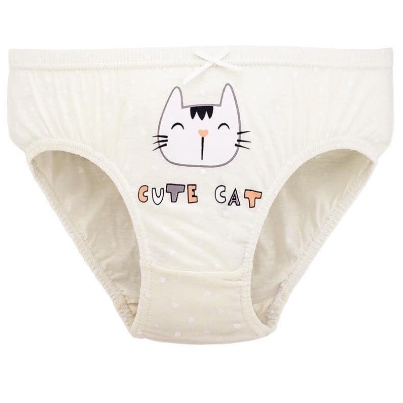 Set 5 Quần Lót Bé Gái - Mẫu Mèo TangMeng