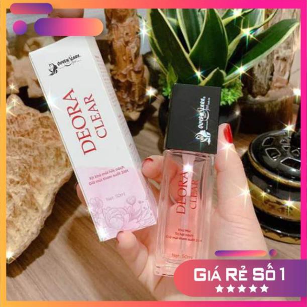 Xịt khử mùi hôi nách, Xịt khử mùi hôi chân, Xịt nách Quyên lara, Deora Clear, Mỹ phẩm quyên lara