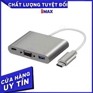 Cáp Chuyển Tin Hiệu USB Type C Sang VGA kèm USB 3.0 Full HD 4k