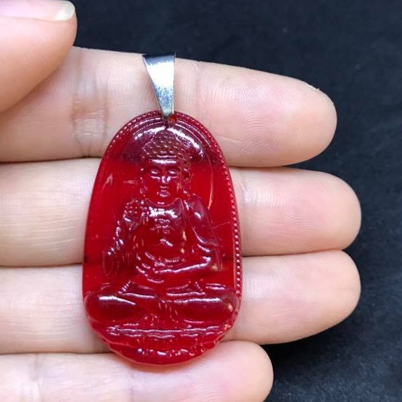 MẶT DÂY CHUYỀN BẢN MỆNH A-DI-ĐÀ BẢN MỆNH TUỔI HỢI VÀ TUỔI TUẤT- TẶNG KÈM DÂY ĐEO