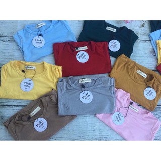 Bộ cotton lạnh cạp cao cho bé