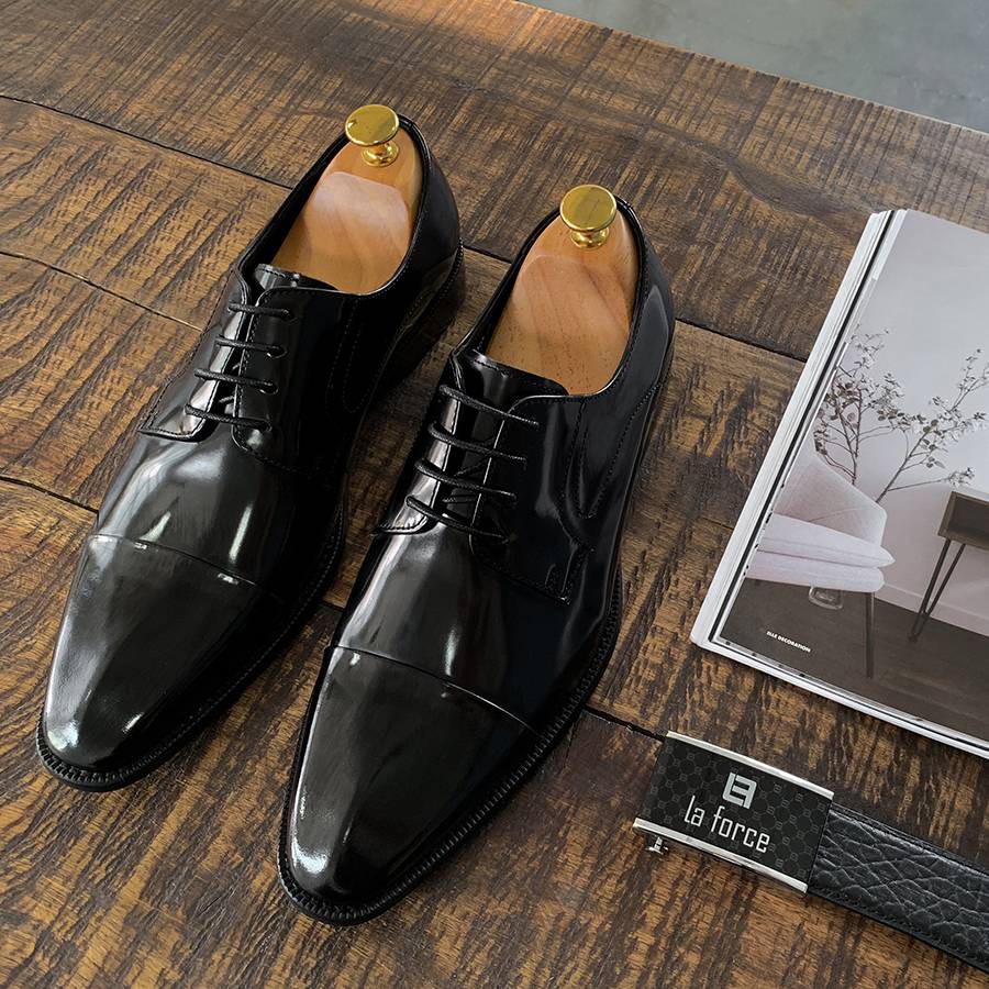 Giày Tây LAFORCE Công Sở Lịch Lãm GNLAJD6576-107-D Tặng Tất Nam Cao Cấp