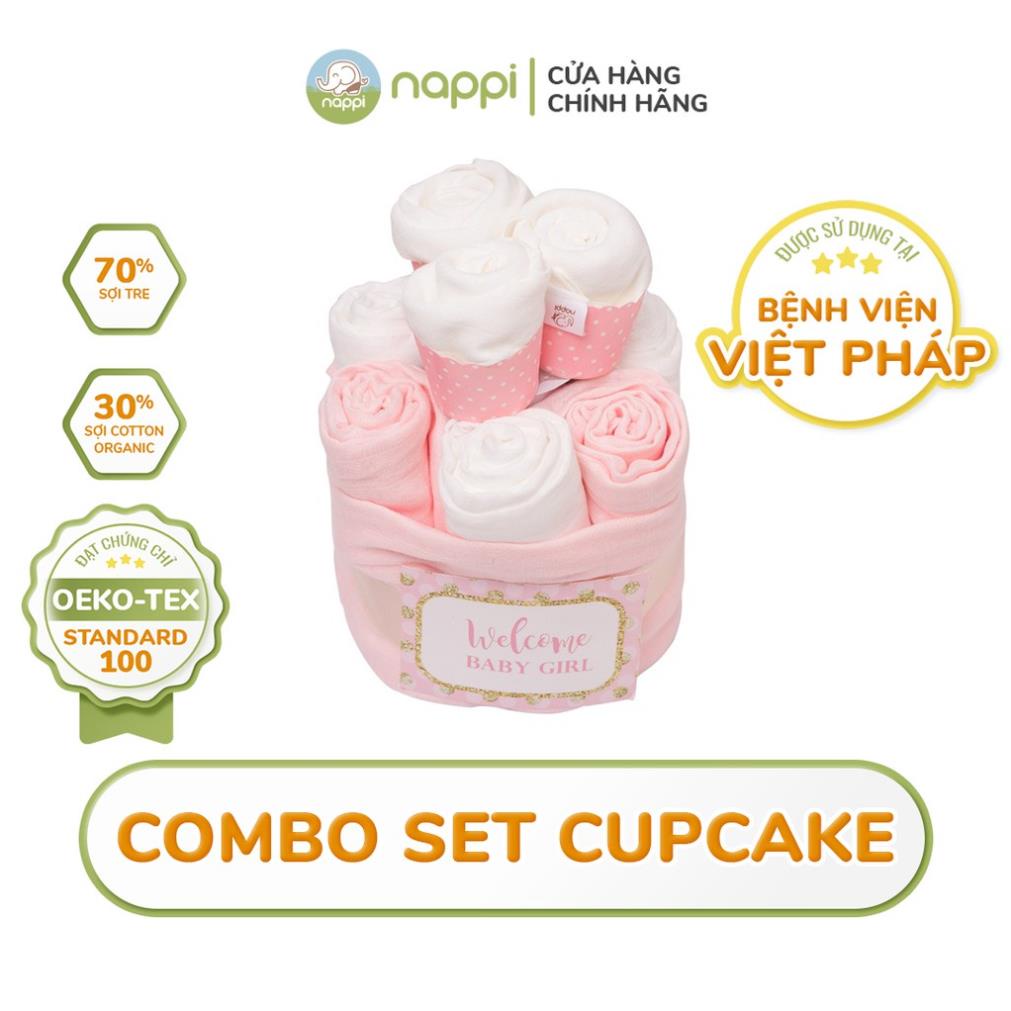 7 Khăn đa năng 77x77 cm Nappi + 6 Khăn sữa Nappi TH Shop
