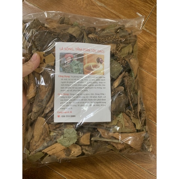 Lá xông tắm sau sinh, lá tắm dao đỏ cho bà đẻ, phòng sản hậu,không kiêng tắm gội 1kg dùng 4-6 lân