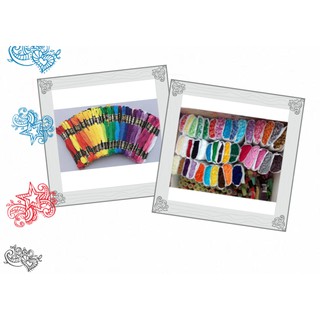 Chỉ thêu làm vòng tay handmade xinh xắn - 90k/bó/30 tép