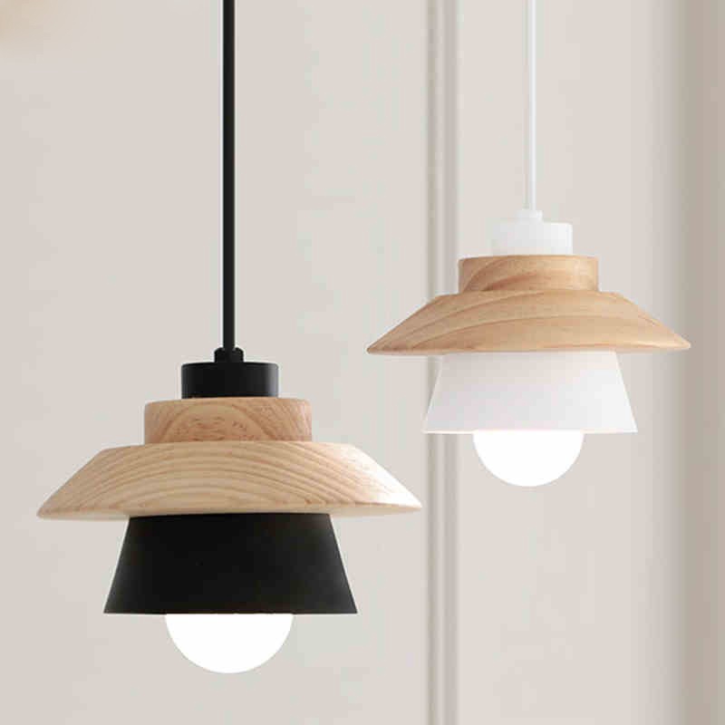 Đèn Treo Trang Trí Bằng Gỗ Phong Cách Đồng Quê Mỹ