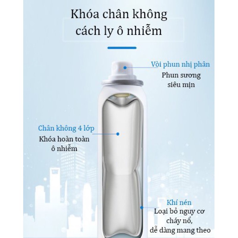 Xịt khoáng chiết xuất nước đá băng cấp ẩm, làm dịu da Lucenbase | BigBuy360 - bigbuy360.vn