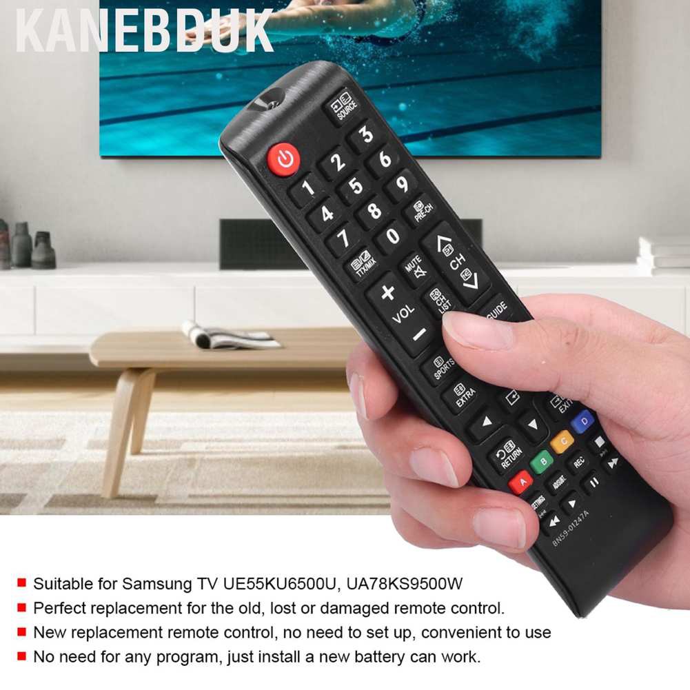 SAMSUNG Điều Khiển Từ Xa Thay Thế Cho Tv Thông Minh Kaanes Bn59 01247a Tv Ue55Ku6500U Ua78Ks9500W