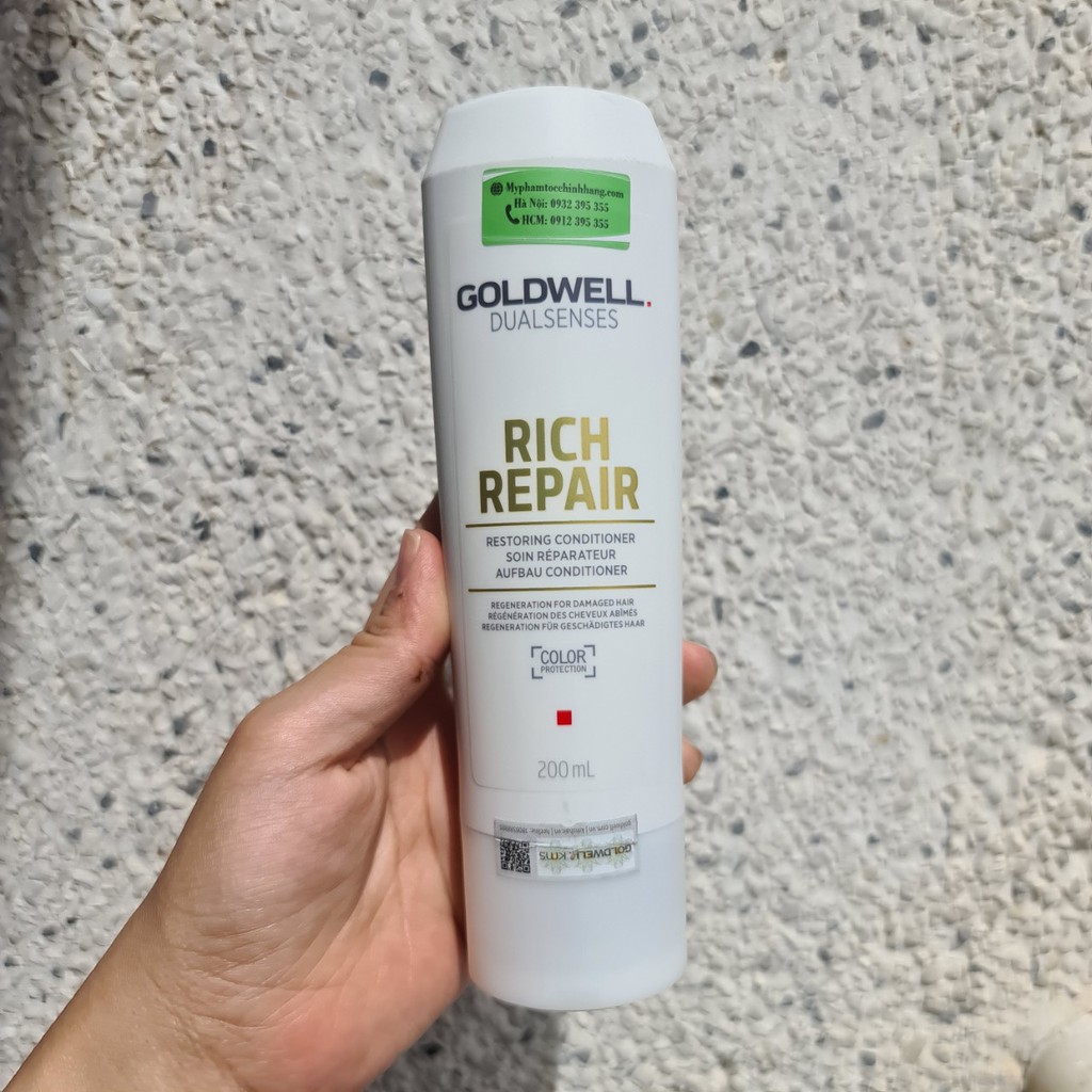 DẦU GỘI XẢ GOLDWELL RICH REPAIR 250ML-200ML