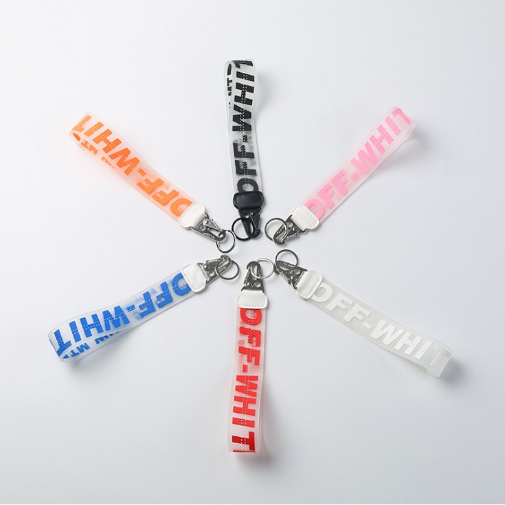 Off-white Móc Chìa Khóa Bằng Nhựa pvc Chất Lượng Cao