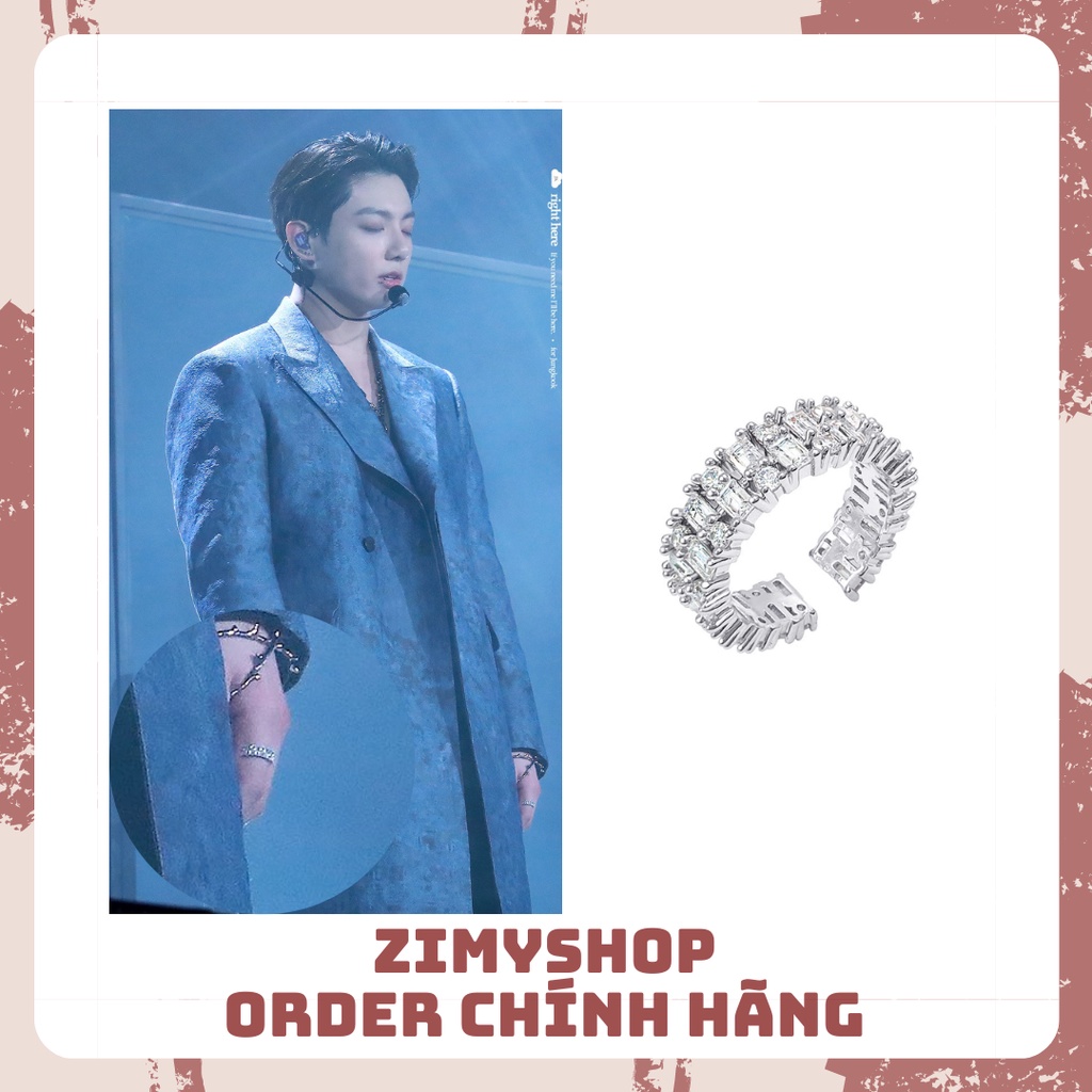 CHÍNH HÃNG NHẪN SLIVER TWINKLE BLING PASIÓN BTS, NCT