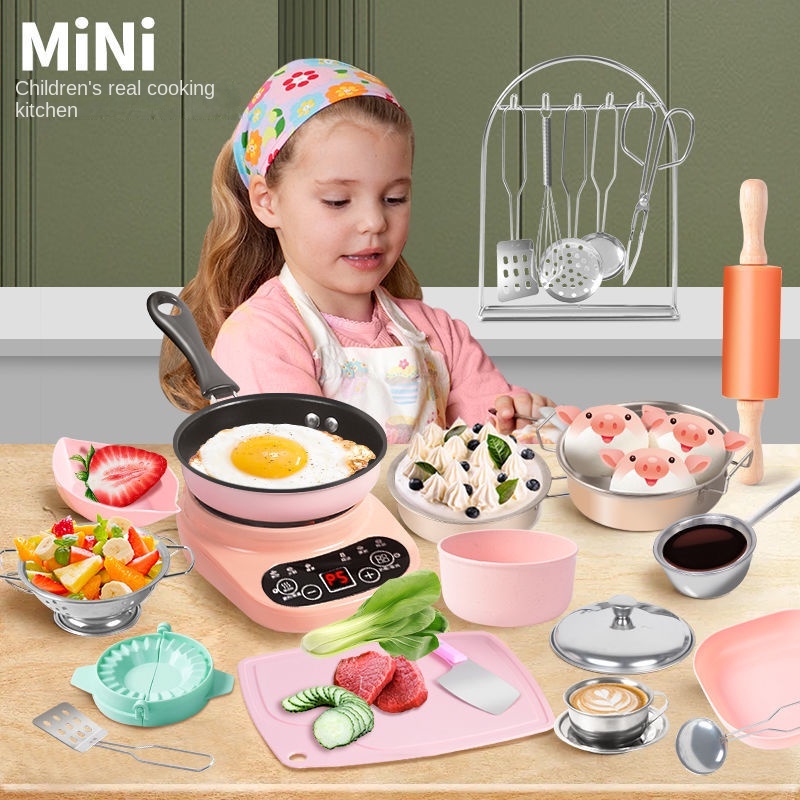 Bộ Đồ Chơi Nấu Ăn Mini Cho Bé