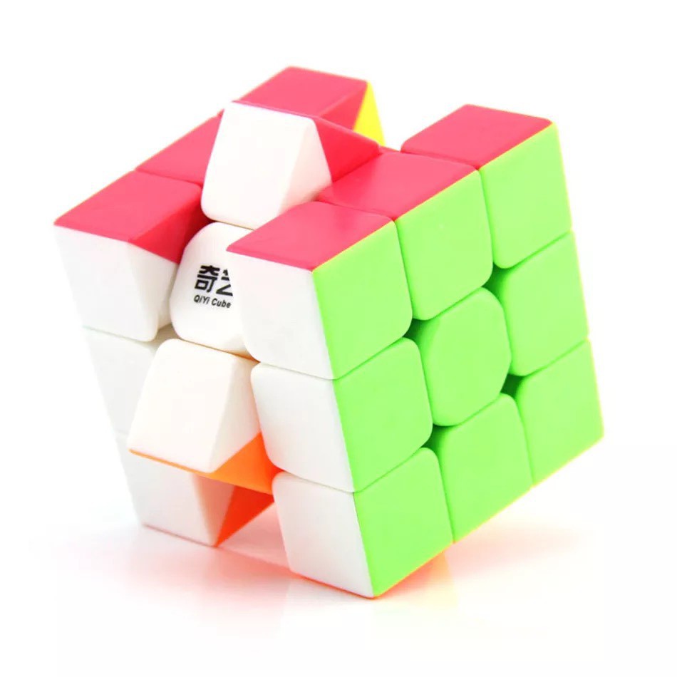 Rubik 2x2 3x3 4x4 5x5 QiYi Warrior S Stickerless Rubic 3 Tầng Không Viền