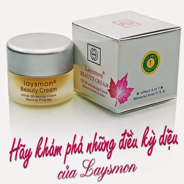 Kem dưỡng trắng da Laysmon 15gr