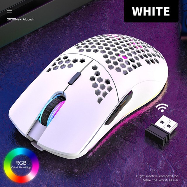 Chuột Gaming không dây Dây XUNFOX XYH80 3200DPI LED RGB 16,8 Triệu Màu 7 Phím Macro - BẢO HÀNH 12 THÁNG