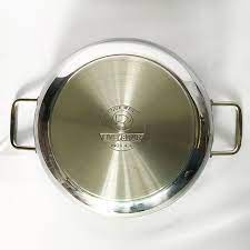 Nồi nấu xào lẩu inox Fivestar 3 đáy dày nặng đun tất cả các loại bếp từ, hồng ngoai, ga size 24/26/28/30cm-inox 430