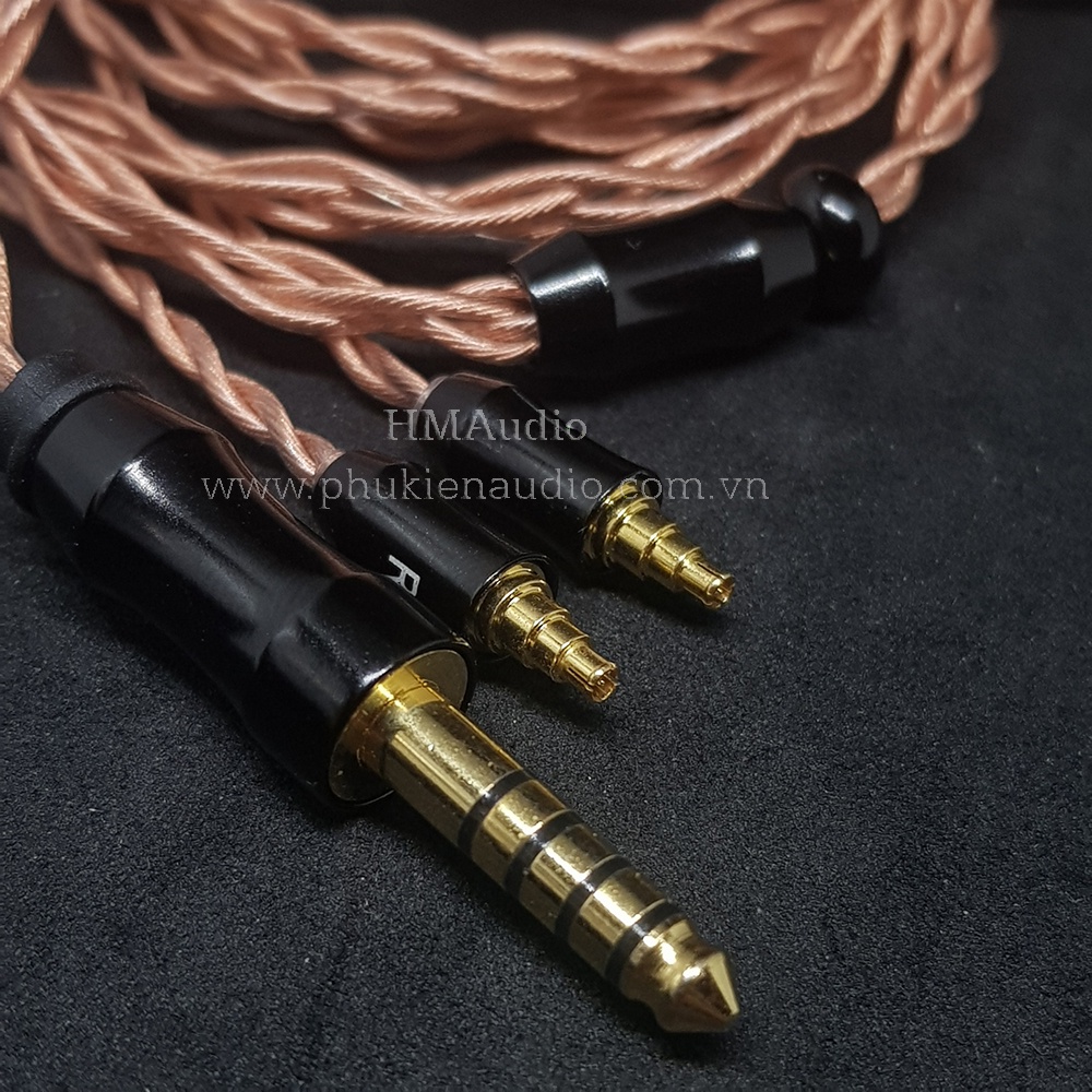 Dây tai nghe đồng OFC 1.2mm tết 4 - Sennheiser IE40 Pro