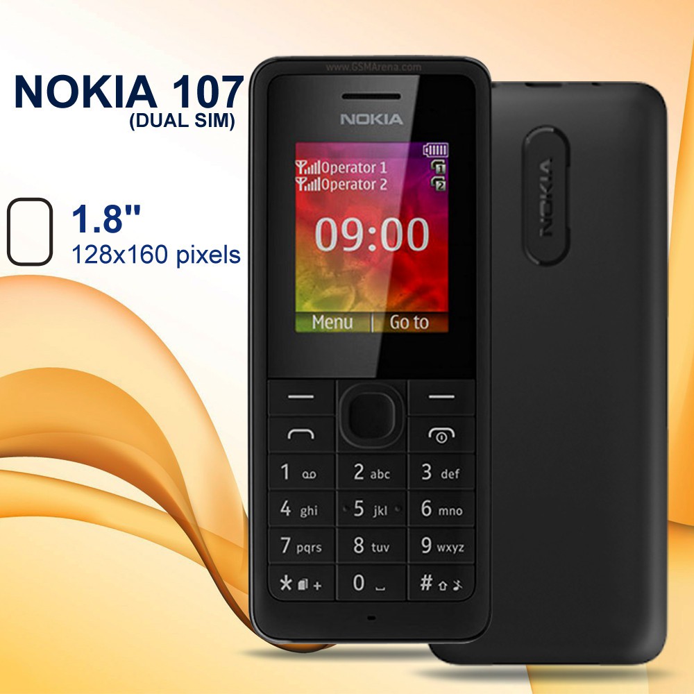 Điện Thoại Nokia 107 (2 Sim) - BH 12 Tháng