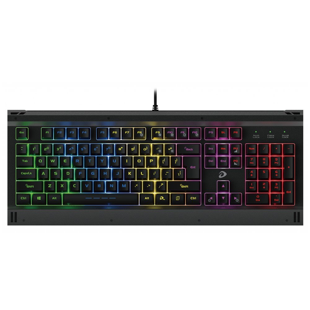 Bàn Phím Gaming LED 7 Màu Chơi Game DAREU LK145 - Bàn Phím Giả Cơ Game Thủ Máy Vi Tính PC Laptop Có Dây