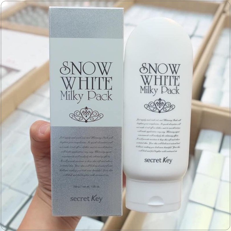 Kem Dưỡng Trắng Toàn Thân Secret Key Snow White Milky Pack