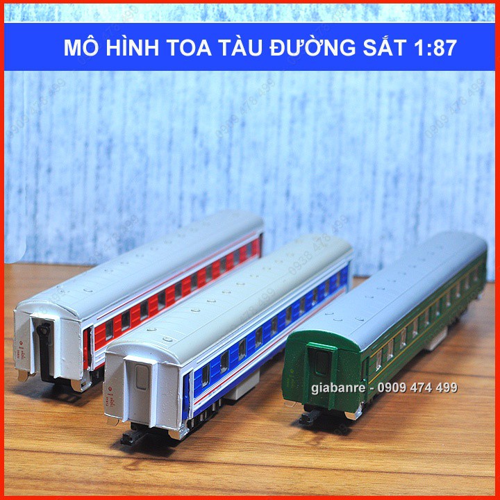 Mô Hình Toa Tàu Chở Khách Đường Sắt –Dài 24cm - 7771