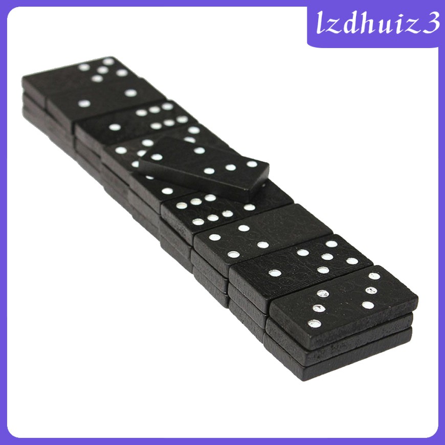 Hộp Gỗ Gồm 28 Quân Bài Domino Kèm Hộp Gỗ Truyền Thống