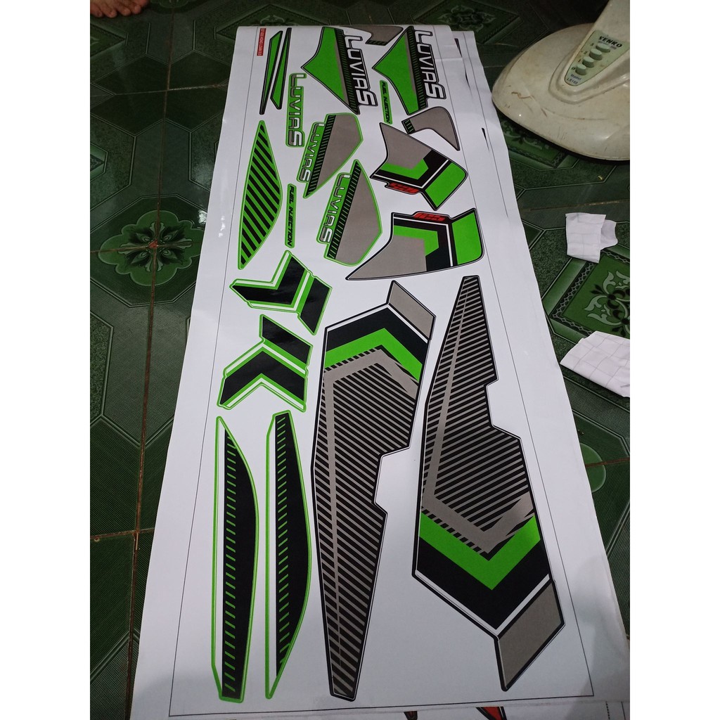 tem rời luvias xanh đen