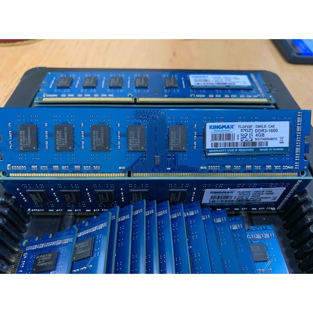 Ram PC Kingmax DDR3 - 4GB 8GB Bus 1333/ 1600 (Bảo hành 36 tháng) Không kén main