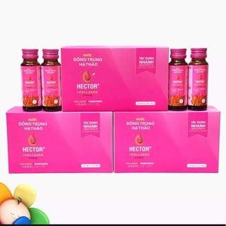 Nước Uống Đông trùng hạ thảo Hector Collagen Combo 3 Hộp 30 chai