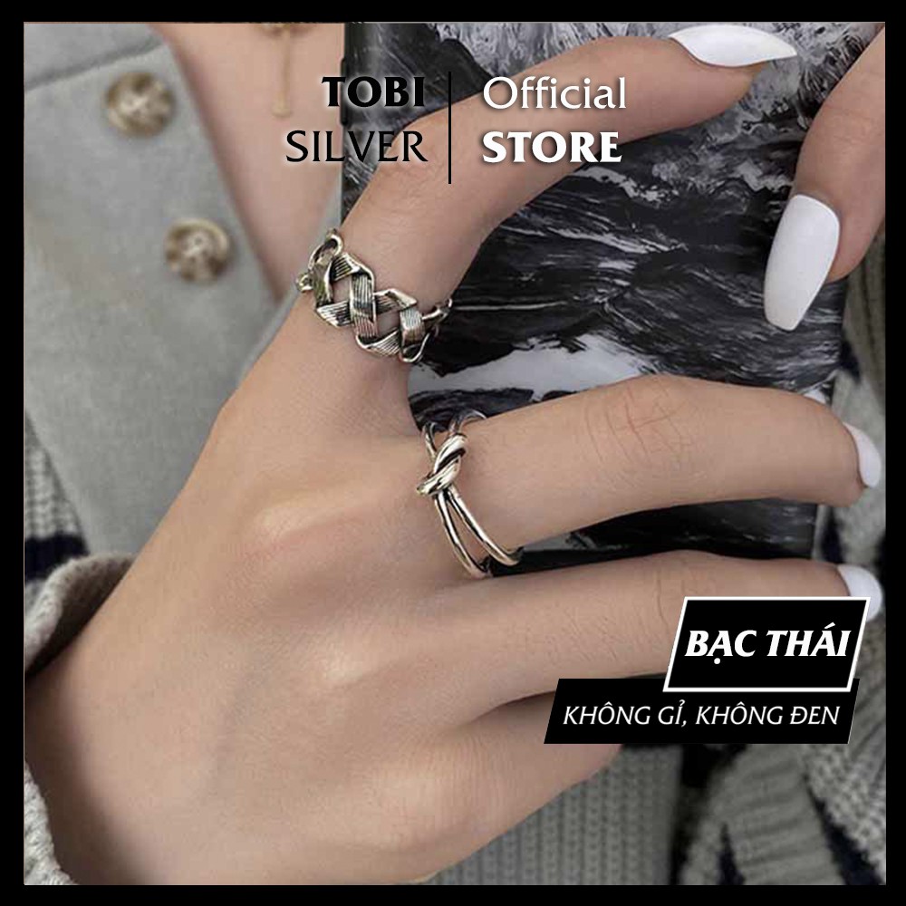 Nhẫn bạc nữ TOBI SILVER nhiều kiểu dáng cá tính N71