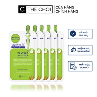 Combo 5 Mặt nạ Mediheal Teatree Care Solution Essential Mask tinh chất tràm trà giảm mụn 24ml