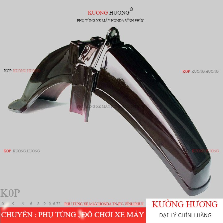 RÈ TRƯỚC XE DREAM mầu tím nho chuẩn mầu DREAM THÁI - Dè Chắn bùn trước xe dream (-10%)