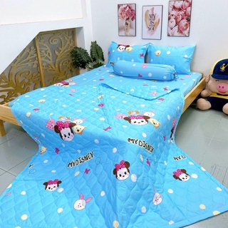 Bộ chăn drap vải Cotton Hàn Quốc