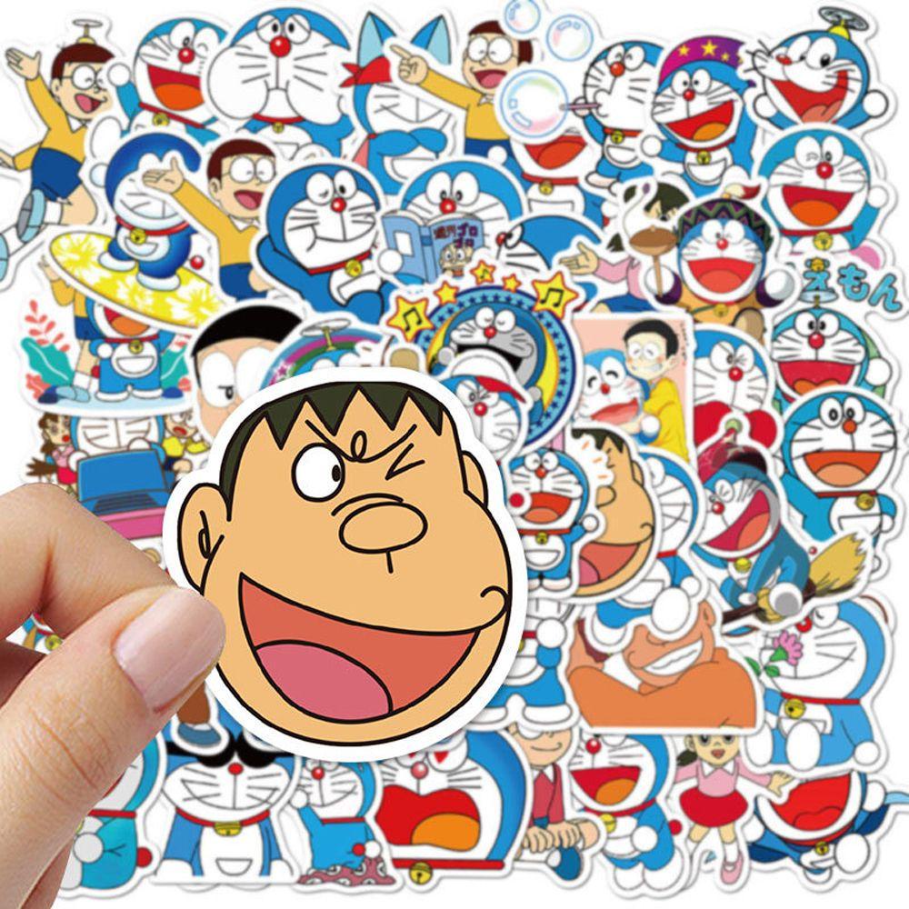 Miếng Dán Trang Trí Hình Doraemon Dễ Thương