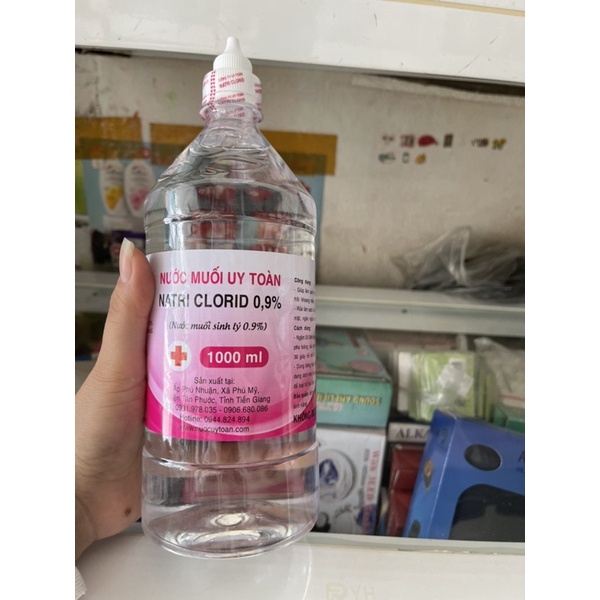 Nước muối sinh lí tiệt trùng 500ml