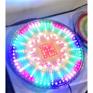 Đèn Hào Quang  Chữ Vạn, Hoa Sen đường kính 29cm sâu 4.7cm