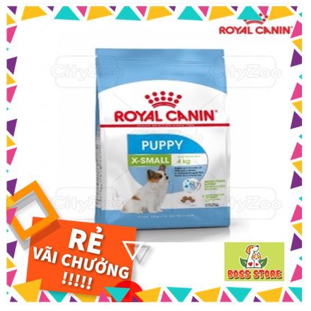 Thức ăn cho giống chó siêu nhỏ từ 2-10 tháng Royal Canin Xsmall Puppy 500g,1.5kg-Thương hiệu từ Pháp