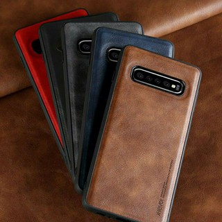 Ốp lưng da PU X-level cho Samsung S10 Plus/ S10+/S10/S20 Fe/S21 Fe /S21 viền dẻo chống sốc