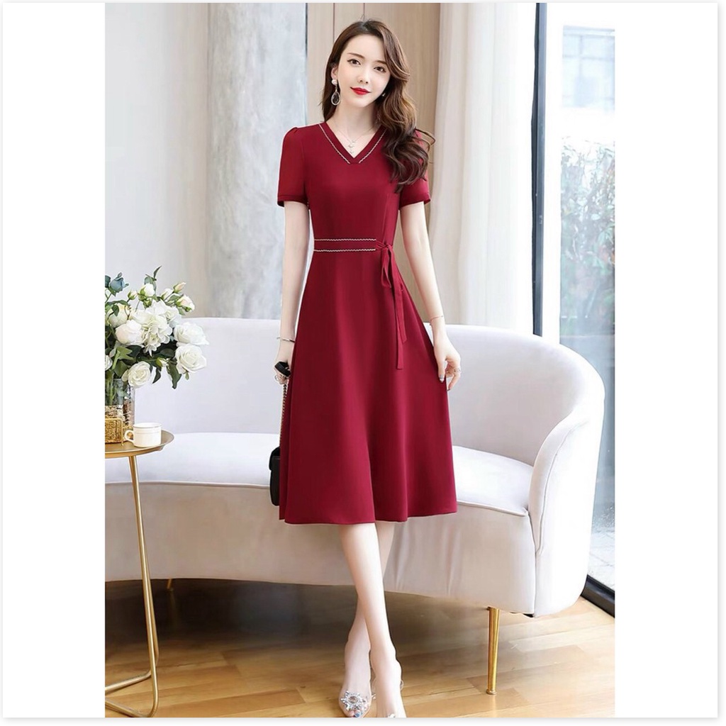 ĐẦM VOAN Ý NỮ SIÊU SANG TÔN DÁNG , DỰ TIỆC CHO CÁC CÔ NƯƠNG KHANH AN