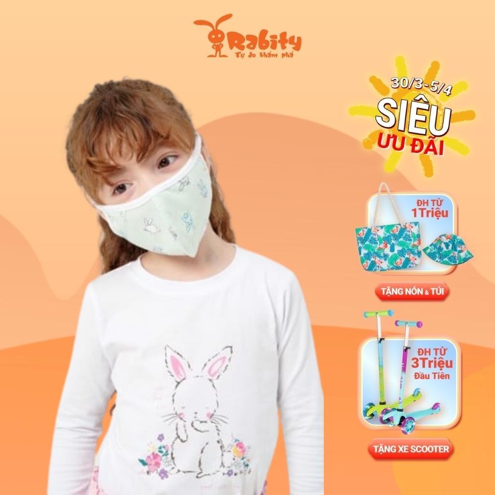 Set 2 chiếc Khẩu trang màu sắc ngẫu nhiên Rabity 2100 (quà tặng không bán)