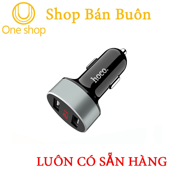 Tẩu Sạc Hoco Z26 2 USB 5V-2.1A Hiển Thị Led