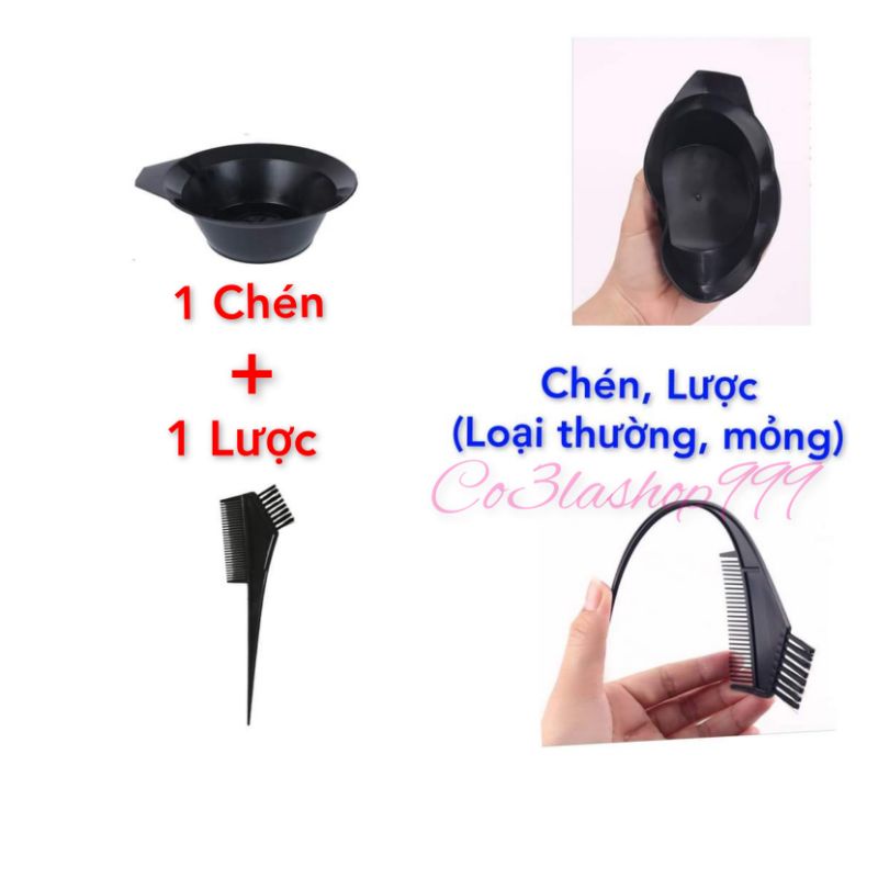 Bộ 1 lược +1 chén (bát) chuyên dùng nhuộm tóc, LỌAI BÁT LỚN