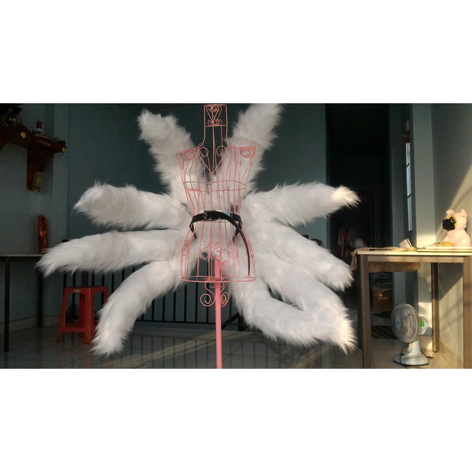 Bộ hóa trang cáo 9 đuôi cosplay gồm tai và đuôi