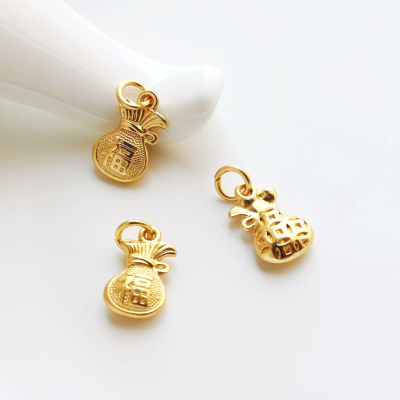 Charm mặt dây Chuyền Mạ Vàng 18K 9 * 16mm Nhiều Màu Sắc Dùng Làm Trang Sức diy