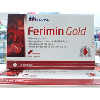 FERIMIN GOLD - BỔ SUNG sắt hữu cơ thực vật KHÔNG GÂY NÓNG cho các mẹ BẦU