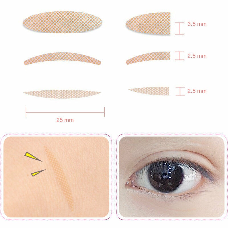 [Mới] Set 360 Miếng Dán Tạo Mắt Hai Mí Bằng Lụa Mỏng Nhẹ Hình Con Mắt Nước